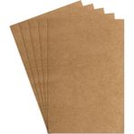 Kraft Saman Kağıdı Kahverengi A4 21x29,7 cm – Yazıcı Uyumlu Standart Seri Sanatsal ve El İşi Kağıdı - Beyaz