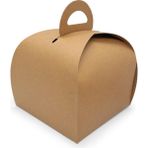Kraft Saplı Mono Turta Kutusu 12X12X9.5 cm - 2000 Adet