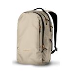 KraftCover All City Backpack Su İtici Sırt Çantası Laptop Bölmeli Su İtici Fermuar & Ripstop Kumaş (Bej)
