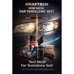 kraftech Buharlı Araba Far Temizleme - Parlatma Seti