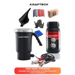 kraftech Yeni Nesil Premium I Buharlı Araba Far Temizleme Ve Parlatma Seti I 12 V Akü Bağlantılı Uyumlu
