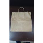 Kraftpack Güçlü Kraft Kağıt Poşet, Burgu Saplı, Kahverengi, 29x38 cm, Dayanıklı Alışveriş Çantası, 1 adet