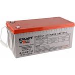 Kraftvoll 12V 208 AH/220 Ah Deep Cycle Jel Akü