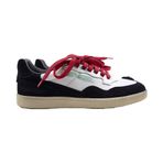 Krahe Artemis Erkek Hakiki Deri Eskitme El Boyamalı Bağcık Ve İki Yedek Bağcıklı Beyaz-Laci Sneakers Beyaz-Laci 41
