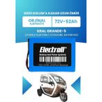 Kral KR40 Grande-5 7000 Uyumlu Batarya (Standart Kapasite) Lifepo4 72V 52AH Elektrikli Otomobil Bataryası