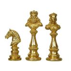 Kral Kraliçe Satranç Biblo, Gold