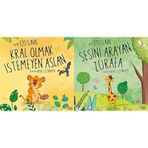 Kral Olmak İstemeyen Aslan Sesini Arayan Zürafa -2 Kitap Set