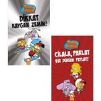 Kral Şakir 12-13. Kitaplar 2'li Set - Dikkat Kaygan Zemin + Cilala Parlat Bir Dürüm Patlat - Varol Yaşaroğlu
