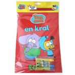 Kral Şakir KS-386 Kırmızı Boyama Seti