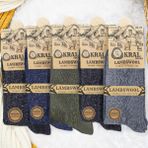 Kral Socks 5 Çift Erkek Termal Lambswool Yün Çorap - 40 - 44 - Asorti