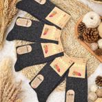 Kral Socks 5 Çift Kadın Lambswool Kışlık Yün Çorap - 38 - Dore