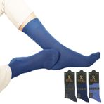 KRAL SOCKS Erkek Düz Bambu Uzun Çorap Klasik Yazlık Dikişsiz 3'lü Premium Set