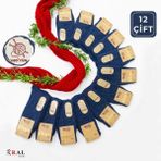 Kral Socks Kral Bayan Çorap (12 Çift) Kışlık Yün Çorap Lambswool (Özel Kuzu Yünlü) Kadınlar Için Termal Özellikli - Lacivert - 36 - 40