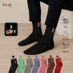 Kral Socks Termal Erkek Havlu Patik Çorap (3 Çift) - 40 - 44 - Asorti