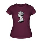 Kraliçe Rapsodi Kadın Tişört (Bordo, 2XL)