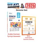 Krallar Tyt Ayt Geometri 10x24 Deneme+Barış Tyt Ayt Geometri 10-10 Deneme Seti+Kalemlik