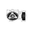KRANK KASNAGI PASSAT 97-05 A4 99-08 A6 98-05 SUPERB 02-08 2.5 TDI AFB AKN BDG AKN BAU BDH AYM GATES TVD1030