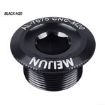 Krank Kolu Sabitleme Cıvatası Kapağı, Fc-4500 Fc-5600 için M20 Aynakol Vidalı Kapak, 7075 Alüminyum Alaşımlı Yedek Parça 10 Mm Altıgen Soketli (20 mm Siyah)