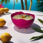 Krater Yüzey Çıra Mum - Pembe