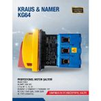 KRAUS & NAİMER 3x63A 3 Fazlı Trifaze Açıp Kapama Kilitlenebilir Emniyet Pako Şalteri (0-1 Aç Kapa 63