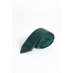 Kravatistan 5,5 cm Yeşil ince/slim Kravat Mendil Seti
