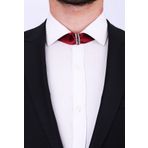 Kravatkolik Bordo Slim Damatlık Papaz Band