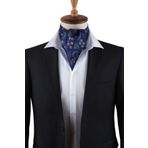 Kravatkolik K414 Lacivert Motif Desen Erkek Fular