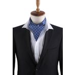 Kravatkolik K448 Mavi Motif Desenli Erkek Fular