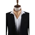 Kravatkolik K570 Bej Düz Ascot Fular