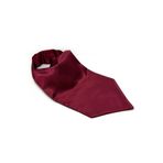 Kravatkolik K571 Bordo Düz Ascot Erkek Fular