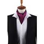 Kravatkolik K576 Mor Düz Ascot Fular