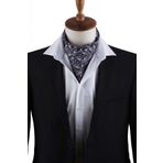 Kravatkolik K594 Lacivert Şal Desen Erkek Fular