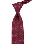 Kravatkolik KK11152 Bordo Küçük Desen Mendilli Klasik Kravat