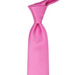 Kravatkolik KK1138 Pembe Mendilli Düz Saten Kravat