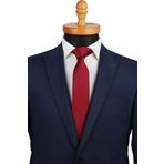 Kravatkolik SK5029 Bordo Slim Düz Saten Kravat