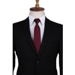 Kravatkolik SK7596 Bordo Nokta Desen Slim Kravat