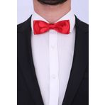 Kravatkolik SP17 Kırmızı Slim Saten Papyon