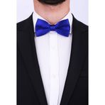 Kravatkolik SP26 Koyu Saks Mavi Saten Papyon