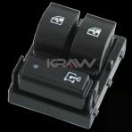 Kraw Cam Kaldırma Anahtarı Fıat Ducato Iıı - Doblo Iıı Sol - Çerçevesiz Combo 2010-2024 - 3 Buton Boxer Iıı - Jumper Iıı