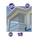 KRCDİJİTAL Balkon Camı Kaplama Folyosu 37cmx5mt Buzlu Cam Filmi Kendinden Yapışkanlı ŞEFFAF krcNM486