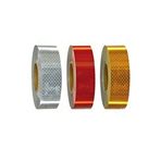KRCDİJİTAL Reflektif Şerit Bant Reflektör Bal Peteği Desenli Tüvtürk Uyumlu Kırmızı(5,5 Cm X 5 Mt) KIRMIZI krcNM69