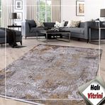 Kreasyon Halı 9303 Modern Biblos Bej 200x290 cm Salon Halı