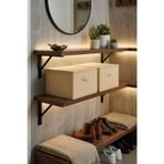 Krem 2Li Set Çok Amaçlı Baza Altı Ve Dolap İçi Düzenleyici Kutu Hurç 35X42X23 Cm