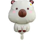 Krem Capybara Folyo Balon 71X 48 cm