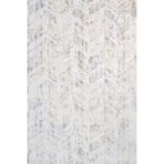 Krem Çizgili Modern Geometrik Etnik Eskitme Desenli Boho Makinada Yıkanabilir Hafif Hav Toz Vermez Leke Tutmaz Kaymaz Taban Dijital Makine Baskı Halı Oturma Odası Salon Yolluk Koridor Mutfak Halısı