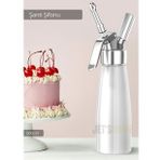 Krem Dağıtıcı Şanti Sifonu Tatlı Hazırlama Sifonu Krema Sifonu Whip Sifon Alüminyum 500 ml