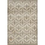 Krem Damask Pamuk Makinada Yıkanabilir Kaymaz Taban Dijital Makine Baskı Salon Halı-I-Srk_Vintage-163-80x500