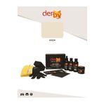 Krem Deri Döşeme Boyama, Onarım Seti - Çatlak Ve Yırtık Deri Dolgu Macunu - 4'lü Set