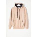 Krem Kanguru Cepli Kapüşonlu Unisex Çocuk Sweatshirt 16783 - 9 - 10 Yaş
