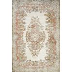 Krem Klasik Pamuk Makinada Yıkanabilir Kaymaz Taban Dijital Makine Baskı Salon Halı-I-Srk_Vintage-125-300x400